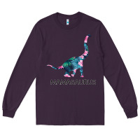 Plum Mamasaurus Dinosaur Long Sleeve Tee - Bettercallsaul