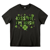 Asphalt kiss me i'm irish Heavy Core Tee - MaliasSmallBusiness