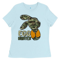 Baby Blue egg hunter Ladies Tee - MaliasSmallBusiness