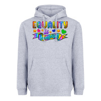 Heather Grey Equality Is Beautiful Heavyweight Hoodie - BundleAndBundleShop