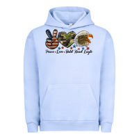 Pigment Grape Ice peace love bald head eagle Urban Hoodie - LillyAllenDesigns