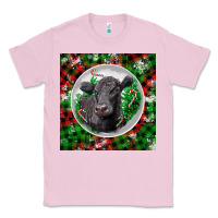 Bubblegum Pink christmas black angus cow Classic Tee - LillyAllenDesigns