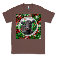 Chestnut christmas black angus cow Classic Tee - LillyAllenDesigns