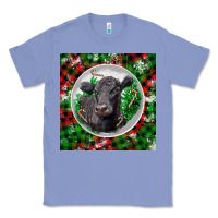 Colony Blue christmas black angus cow Classic Tee - LillyAllenDesigns