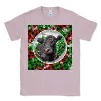 Lilac christmas black angus cow Classic Tee - LillyAllenDesigns