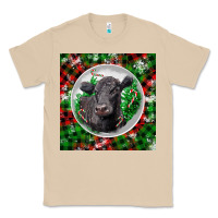 Mushroom christmas black angus cow Classic Tee - LillyAllenDesigns