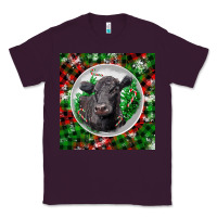 Plum christmas black angus cow Classic Tee - LillyAllenDesigns