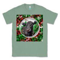 Sage christmas black angus cow Classic Tee - LillyAllenDesigns