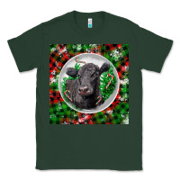 Sports Green christmas black angus cow Classic Tee - LillyAllenDesigns