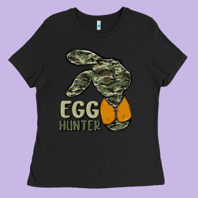 Egg Hunter Ladies Tee Designed By Maliassmallbusiness