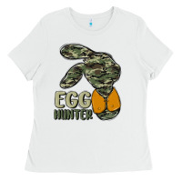 White egg hunter Ladies Tee - MaliasSmallBusiness