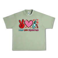 Oil Green peace love phlebotomy Urban Heavy Tee - Artiststas