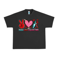 Pigment Black peace love phlebotomy Urban Heavy Tee - Artiststas