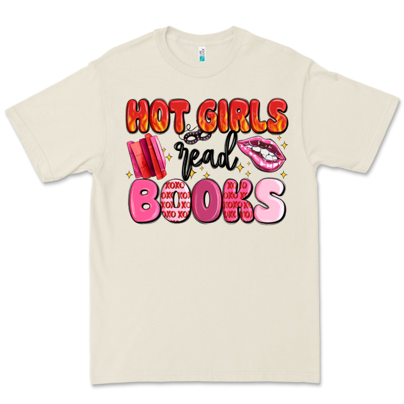Hot Girls Read Books Premium Tee by MaliasSmallBusiness | Teevron