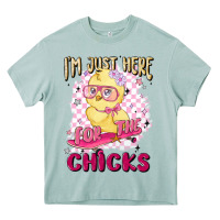 Arona i'm just here for the chicks Heavy Core Tee - MaliasSmallBusiness