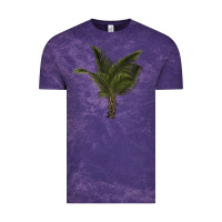 Cloud Purple palm tree Vintage Tee - LillyAllenDesigns