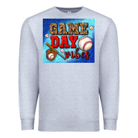 Heather Grey game day vibes mouse pad Premium Sweatshirt - BundleAndBundleShop