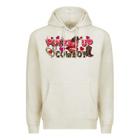 Oatmeal Heather Pucker Up Cowboy Valentine's Day Premium Hoodie - FaDigitalArtStudio