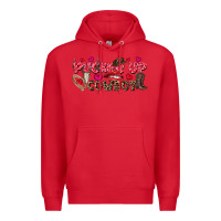 Red Pucker Up Cowboy Valentine's Day Premium Hoodie - FaDigitalArtStudio