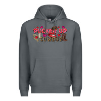 Rock Pucker Up Cowboy Valentine's Day Premium Hoodie - FaDigitalArtStudio