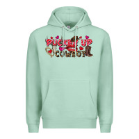 Seafoam Pucker Up Cowboy Valentine's Day Premium Hoodie - FaDigitalArtStudio