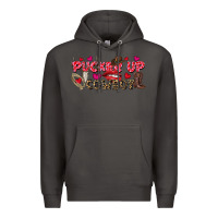 Smoke Pucker Up Cowboy Valentine's Day Premium Hoodie - FaDigitalArtStudio
