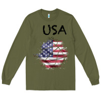 Army Green USA Long Sleeve Tee - Bettercallsaul