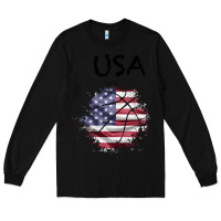 Black USA Long Sleeve Tee - Bettercallsaul