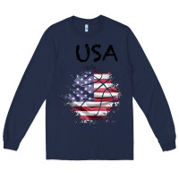 Navy USA Long Sleeve Tee - Bettercallsaul