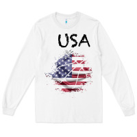White USA Long Sleeve Tee - Bettercallsaul