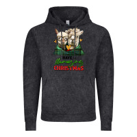 Vintage Black have a llamazing christmas alpaca head Vintage Hoodie - LillyAllenDesigns
