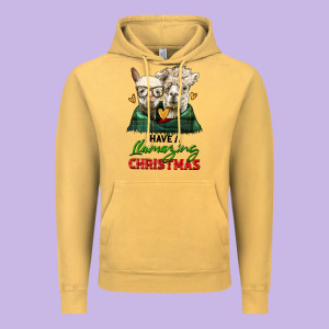 Have A Llamazing Christmas Alpaca Head Vintage Hoodie Designed By Lillyallendesigns