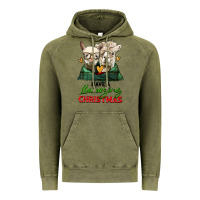 Vintage Olive have a llamazing christmas alpaca head Vintage Hoodie - LillyAllenDesigns