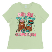 Matcha relax we're all crazy it's not competition Ladies Tee - MaliasSmallBusiness