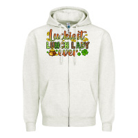 St. Patrick's Luckiest Lunch Lady Ever Zipper Hoodie | Teevron