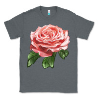 Charcoal Heather America Rose Classic Tee - LillyAllenDesigns