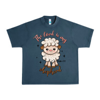 Midnight Navy the lord is my shepherd Urban Heavy Tee - Artiststas