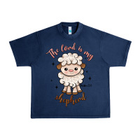 Navy the lord is my shepherd Urban Heavy Tee - Artiststas