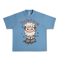 Pebble Blue the lord is my shepherd Urban Heavy Tee - Artiststas