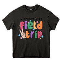Asphalt i'm just here for the field trip Heavy Core Tee - MaliasSmallBusiness