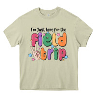 Mossy i'm just here for the field trip Heavy Core Tee - MaliasSmallBusiness