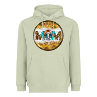 Matcha american football round earrings Heavyweight Hoodie - BundleAndBundleShop