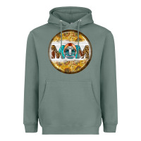 Sage american football round earrings Heavyweight Hoodie - BundleAndBundleShop