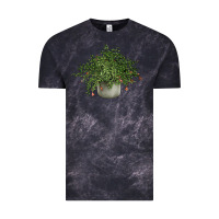 Cloud Black Dwarf Pomegranate Tree Illustrations Vintage Tee - LillyAllenDesigns