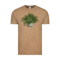 Vintage Coffee Dwarf Pomegranate Tree Illustrations Vintage Tee - LillyAllenDesigns