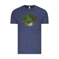 Vintage Denim Dwarf Pomegranate Tree Illustrations Vintage Tee - LillyAllenDesigns