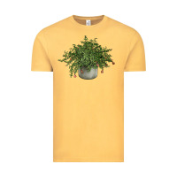 Vintage Mustard Dwarf Pomegranate Tree Illustrations Vintage Tee - LillyAllenDesigns