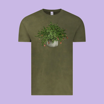 Dwarf Pomegranate Tree Illustrations Vintage Tee Designed By Lillyallendesigns