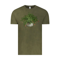 Vintage Olive Dwarf Pomegranate Tree Illustrations Vintage Tee - LillyAllenDesigns