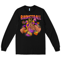 Black Basketball life afro girl sneakers Long Sleeve Tee - RanaPortraitStore